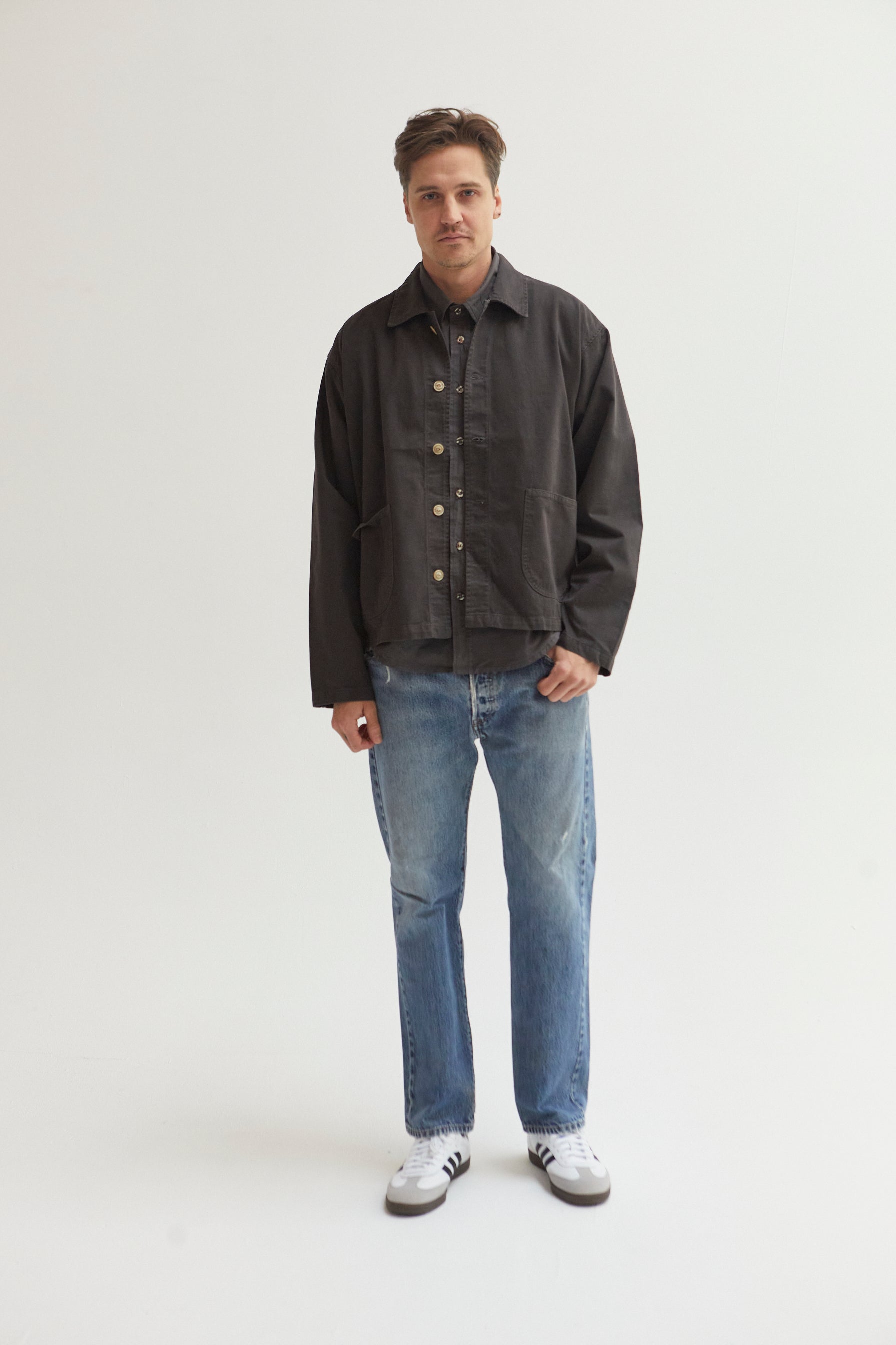 Cam Work Jacket in Vintage Black