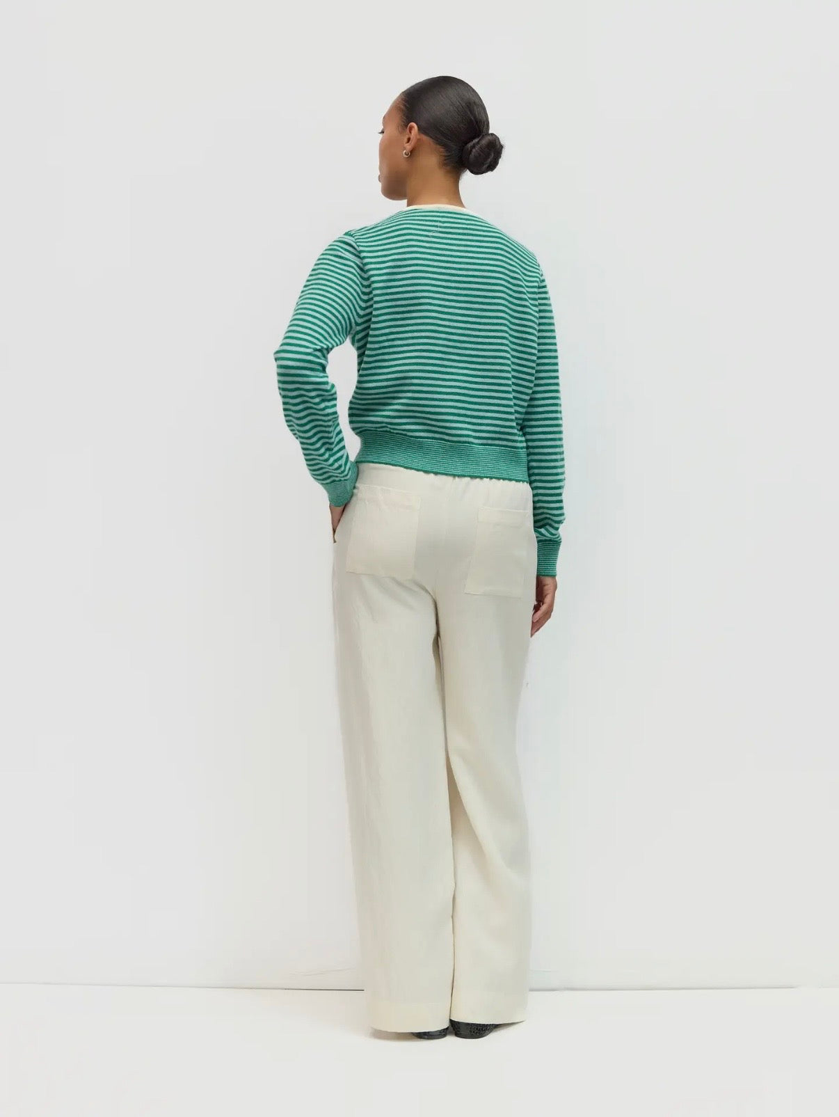 Ruby Cardigan in Garden Green