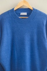 Olivia Pullover Sweater in Cobalt