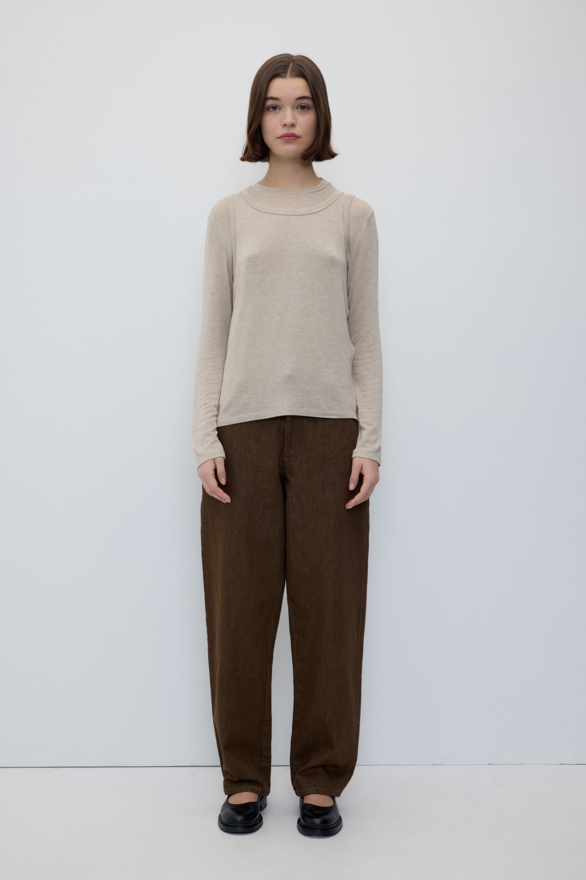 Porto Top Set in Beige