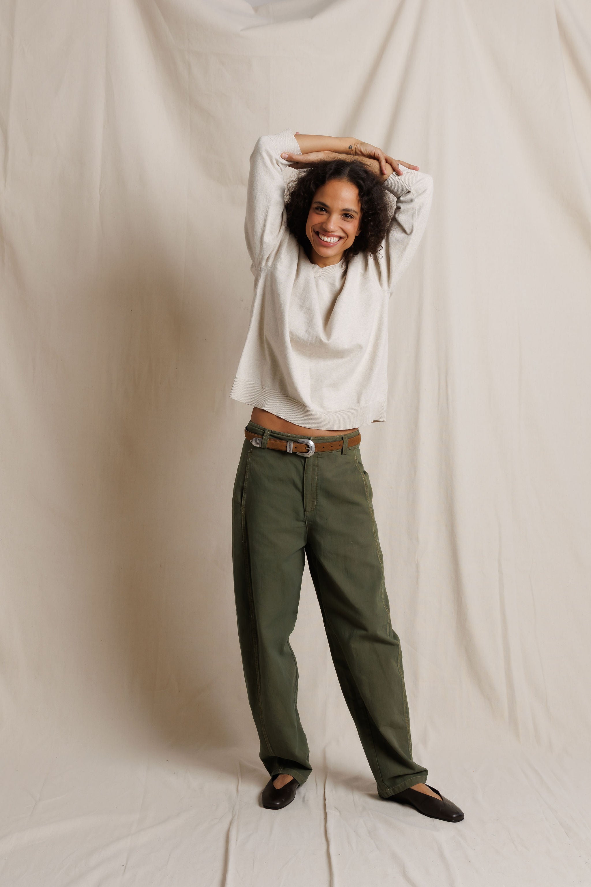 Akira Slub Baby Barrel Pants