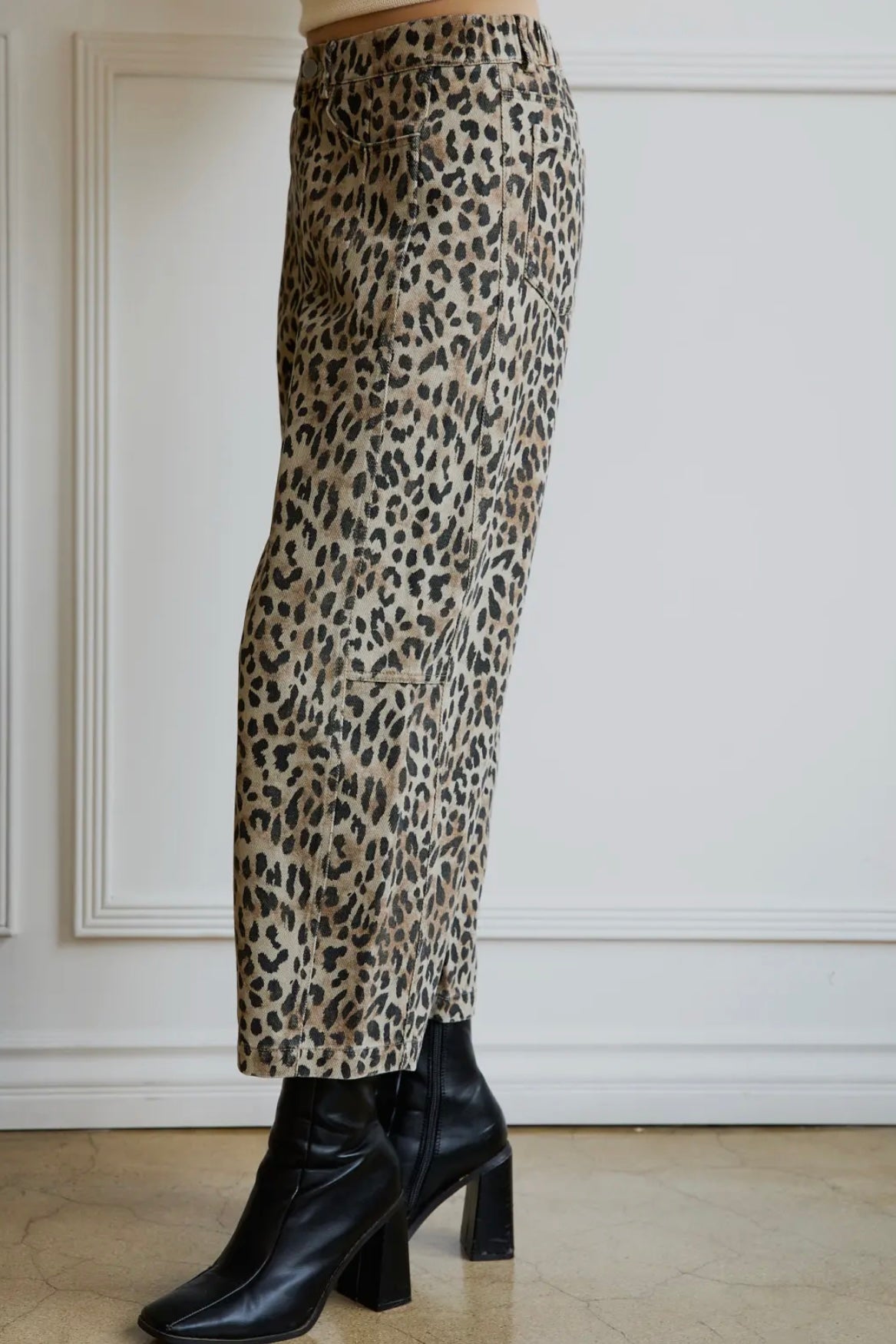 Jesse Leopard Denim