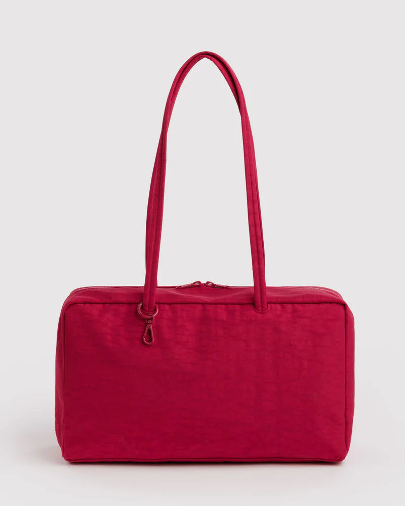 Medium Bowler Bag in Cherry