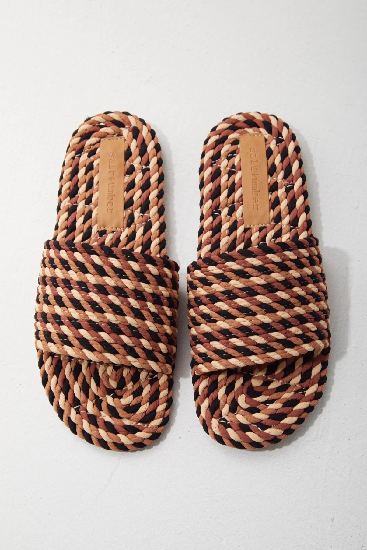 Sunny Sandals in Brown Multi