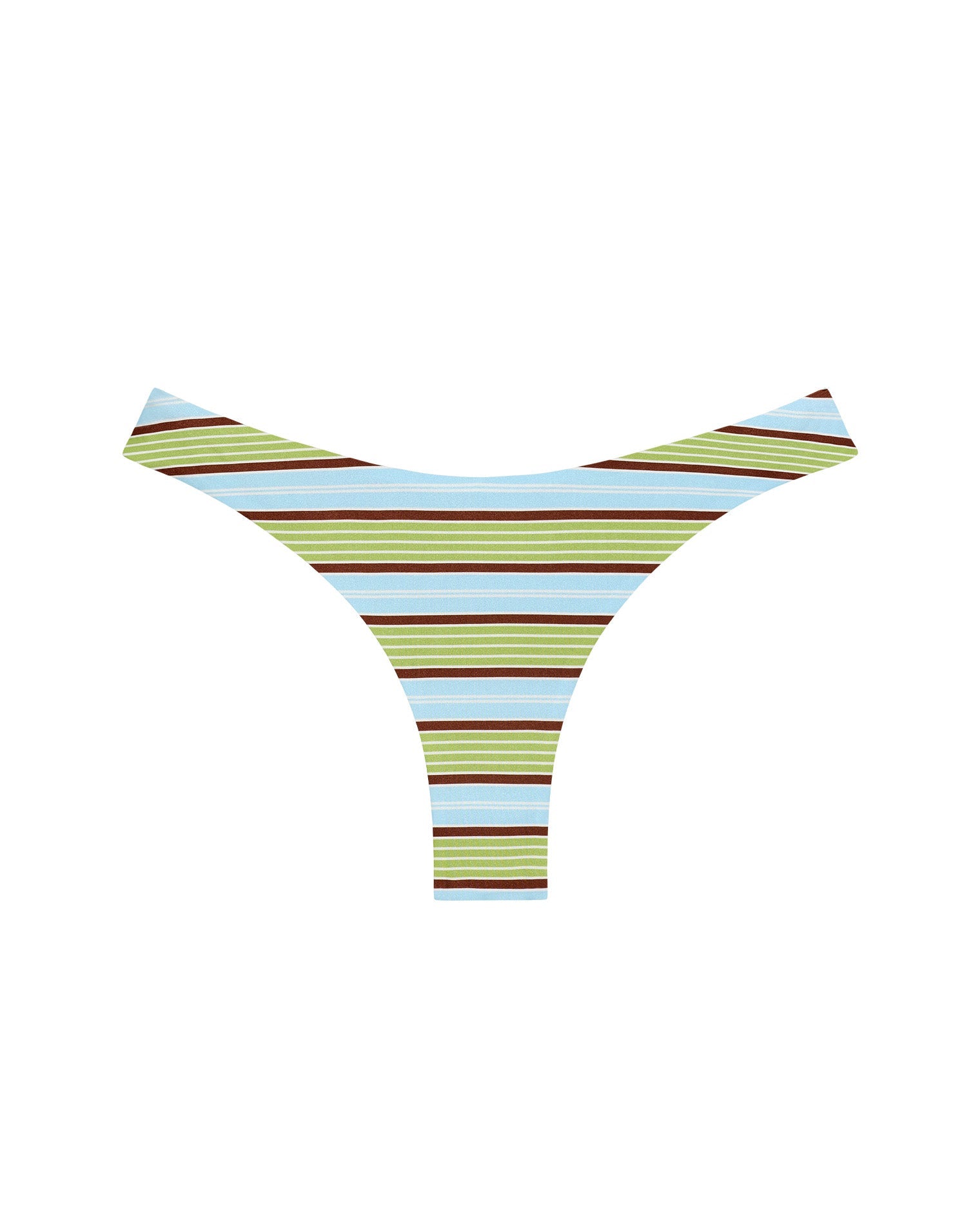 LSPACE Rocky bikini bottom in Comporta Cool Girl print, off-model flat lay.
