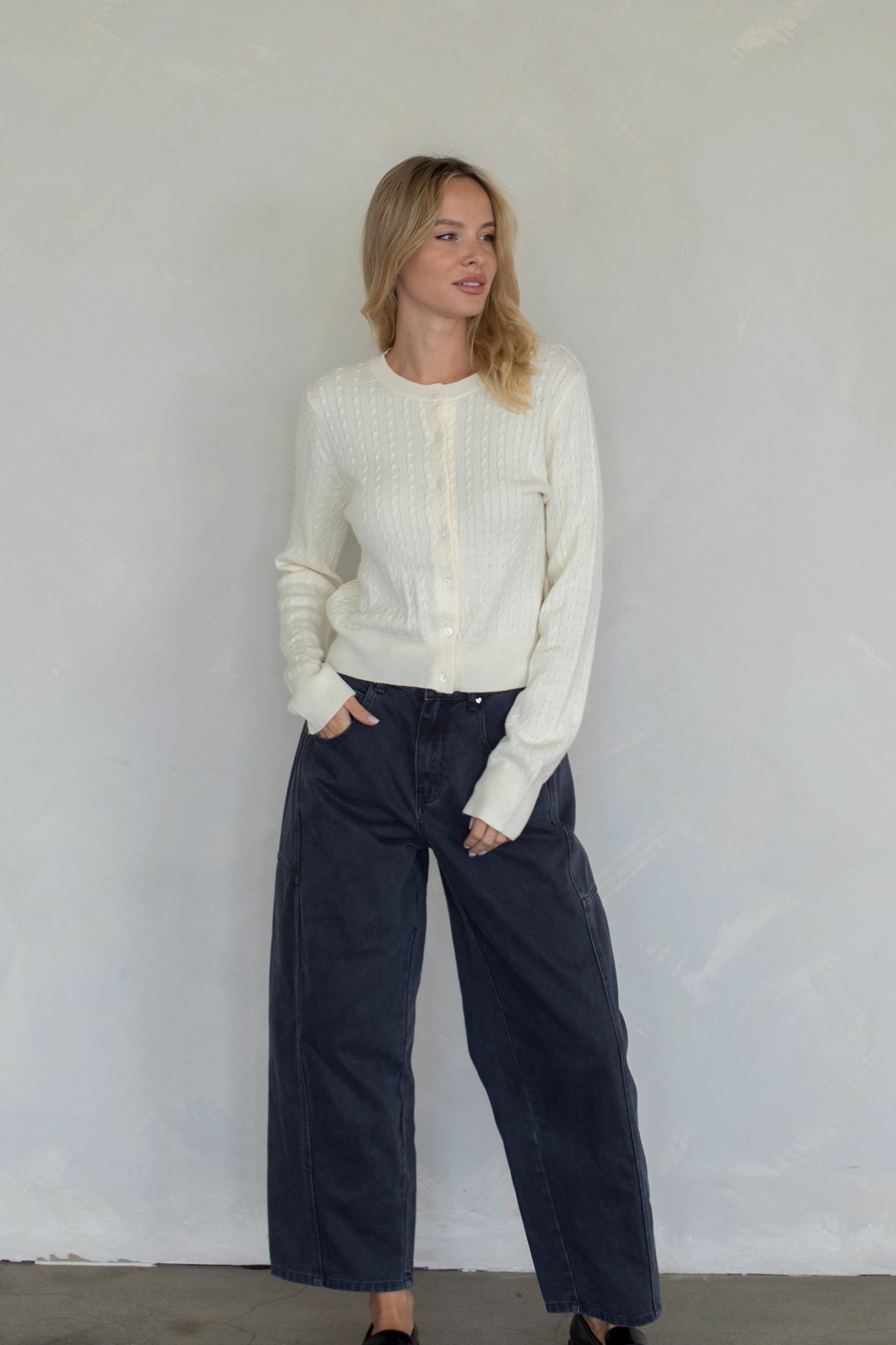 Hayden Barrel Denim Jeans