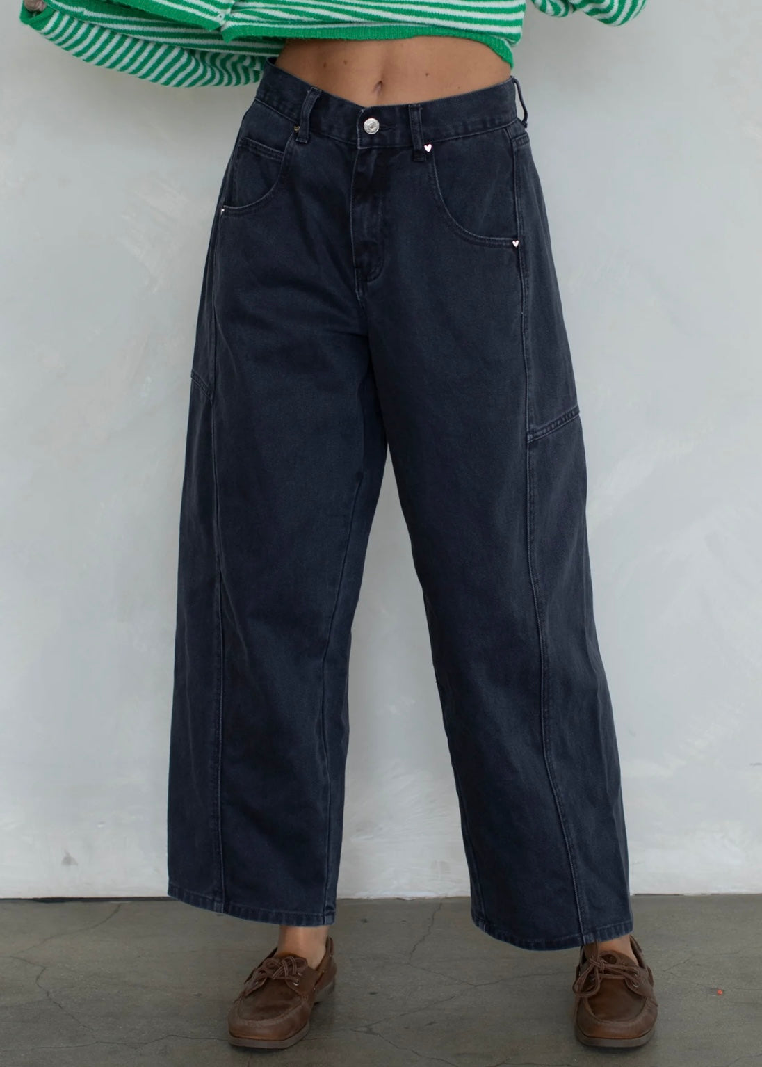 Hayden Barrel Denim Jeans