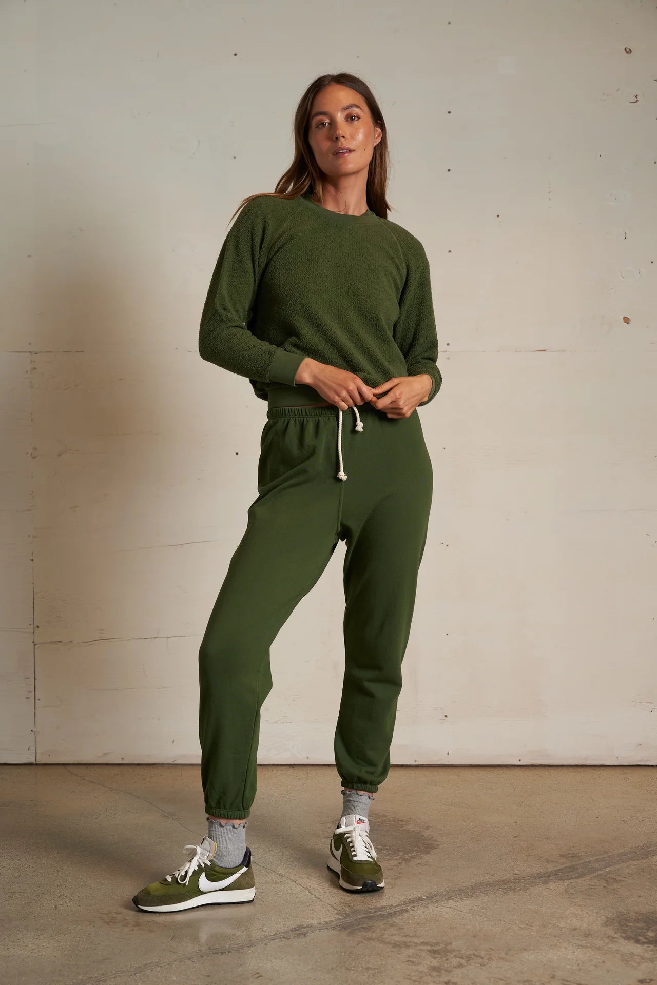 Ziggy Sweatshirt in Fern Green