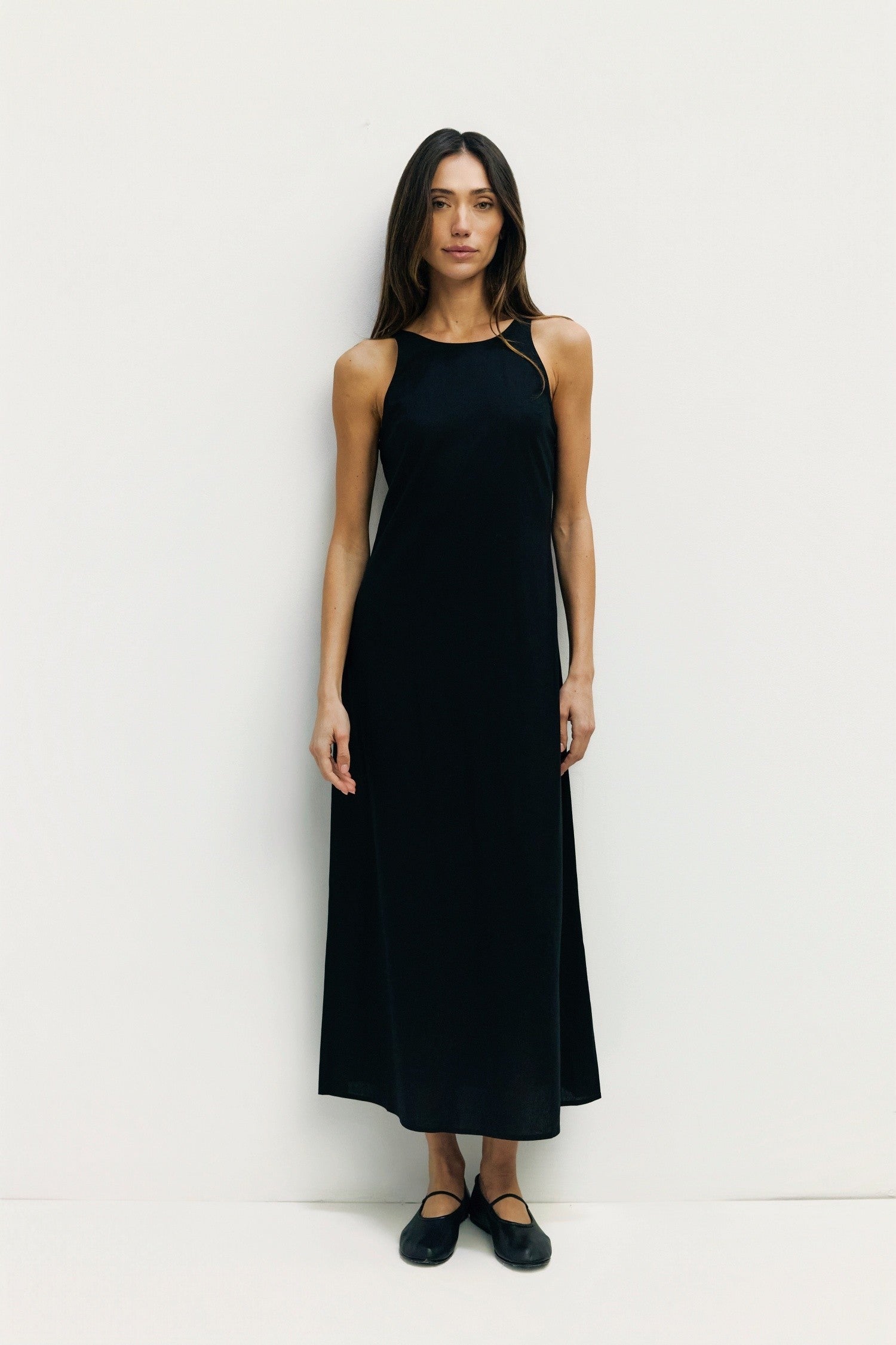 Campbell Linen Blend Maxi Dress