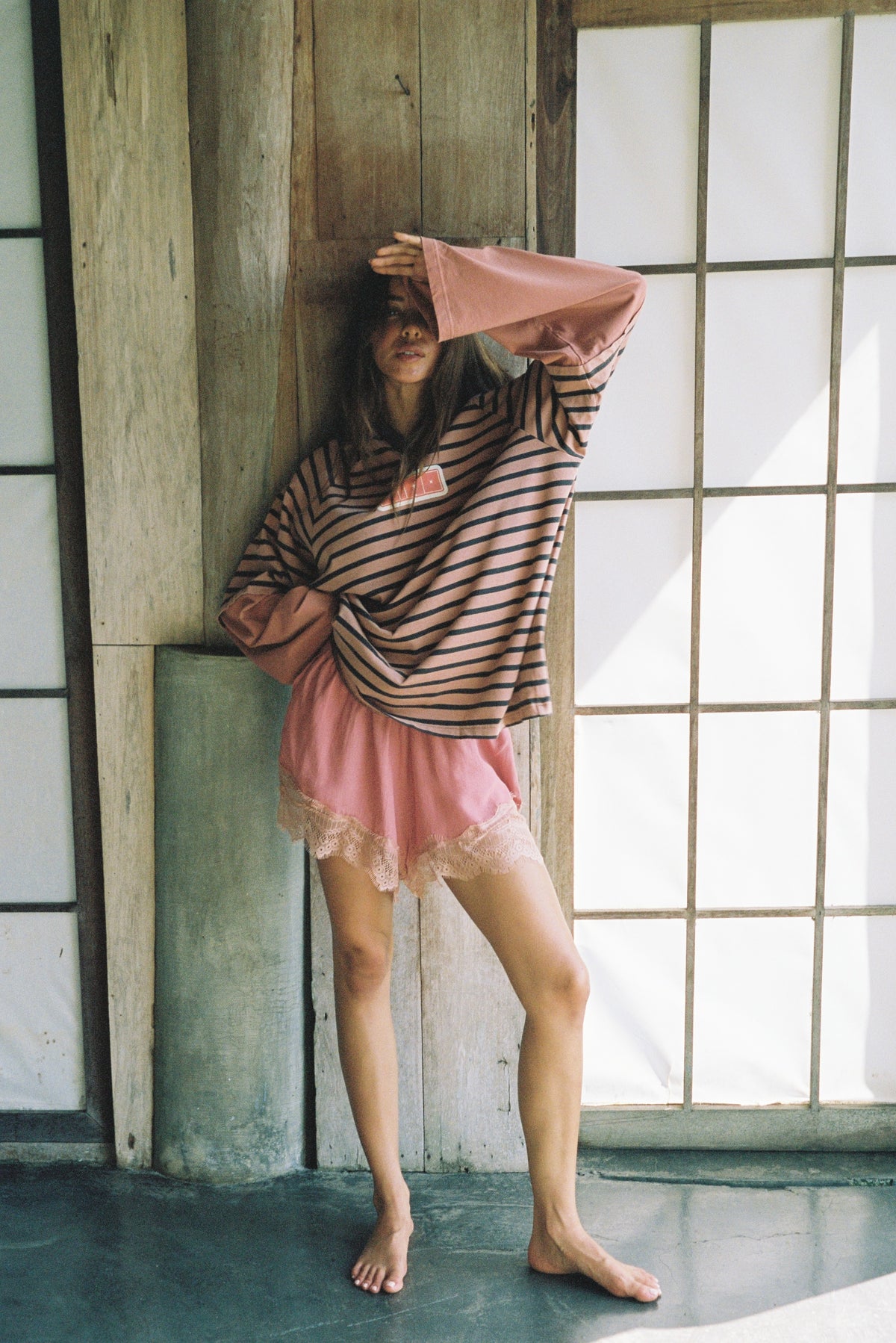 Unwind Lace Trim Shorts