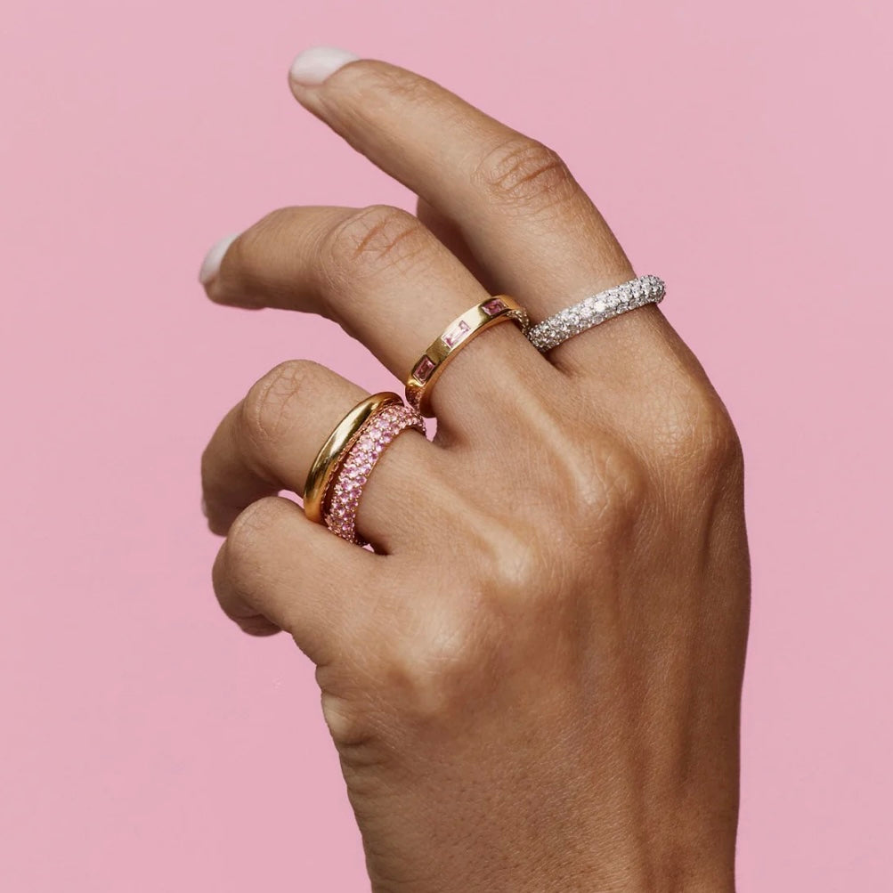Diamond Domed Ring