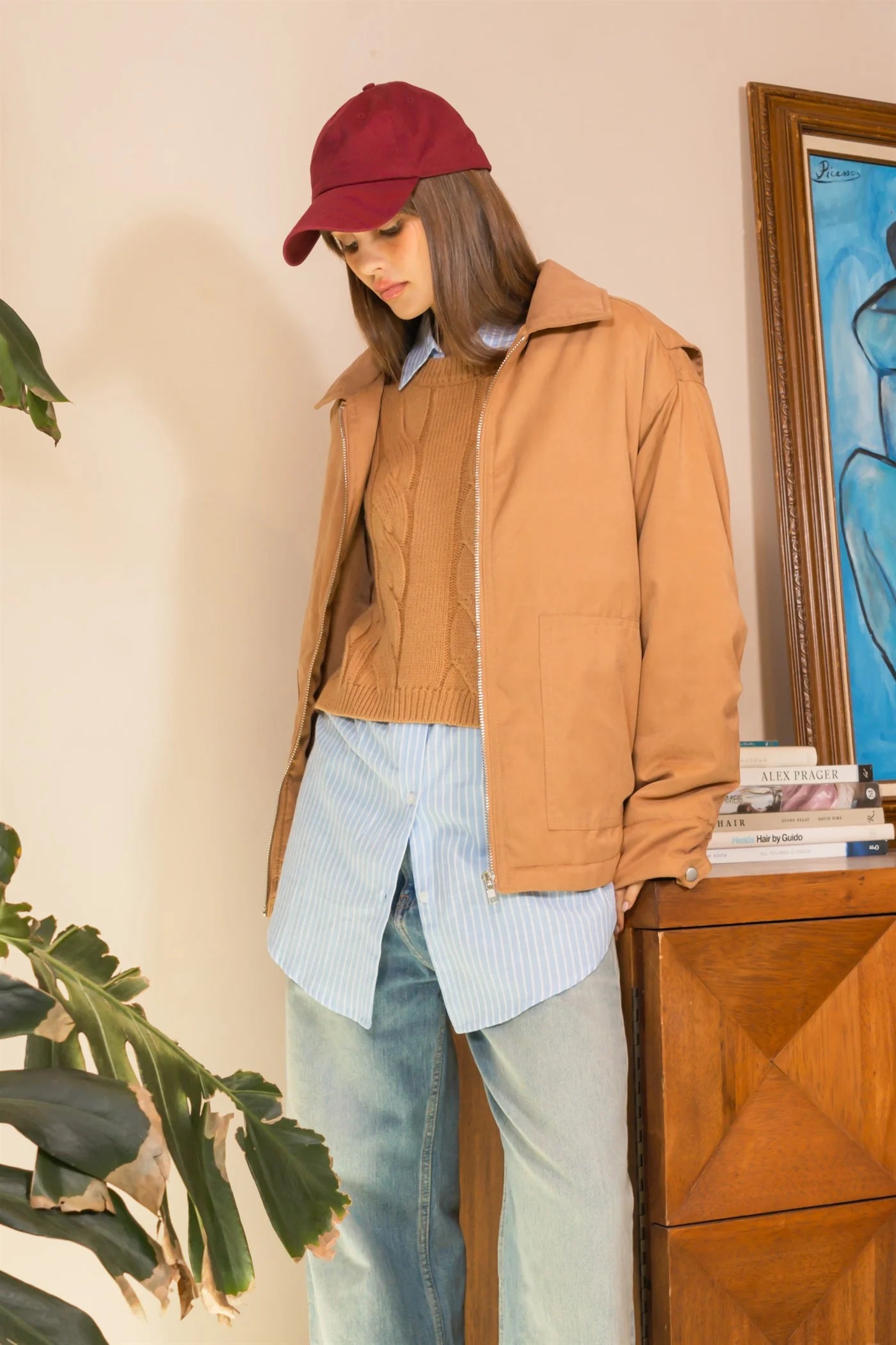 Porter Barn Jacket in Camel