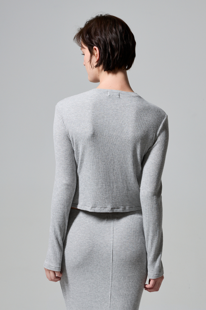 Kyra Ribbed Sweater Cardigan