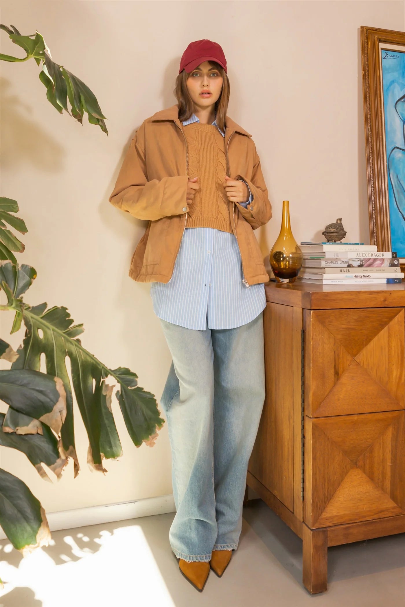 Porter Barn Jacket in Camel