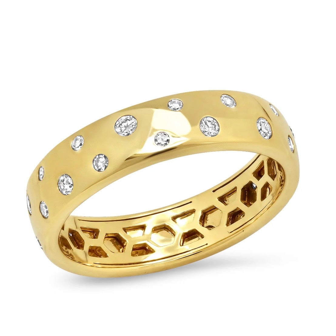 Diamond Polka Dot Ring
