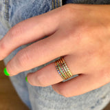 Ruby Cobblestone Ring