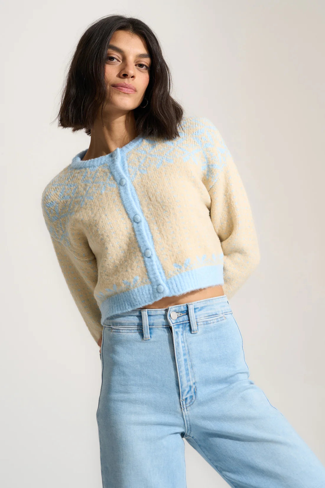 Maeve Cardigan in Crème