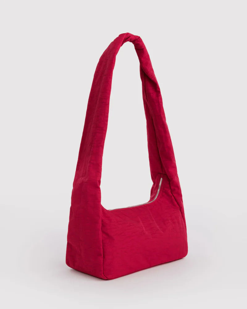 Nylon Meringue Bag in Cherry