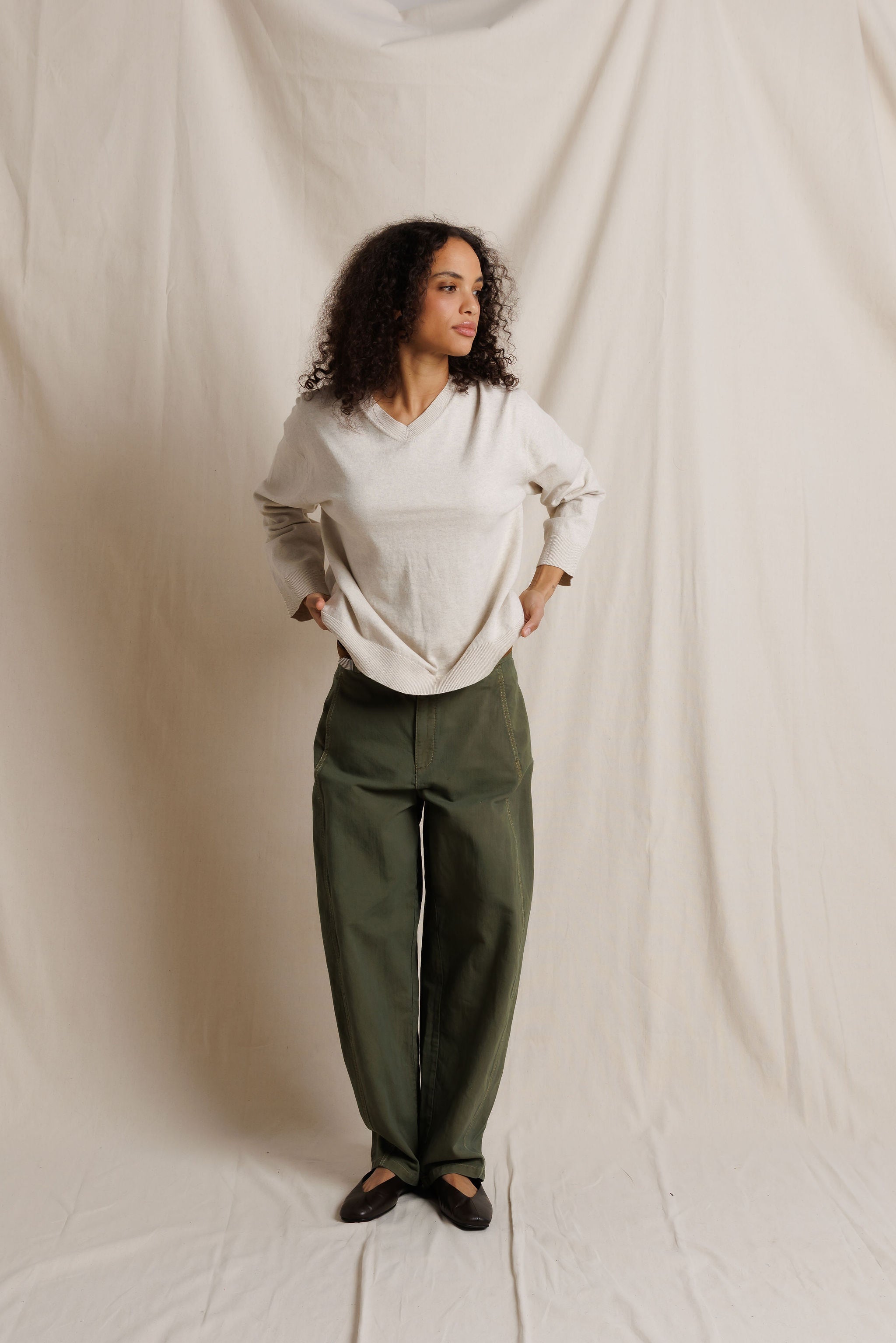 Akira Slub Baby Barrel Pants