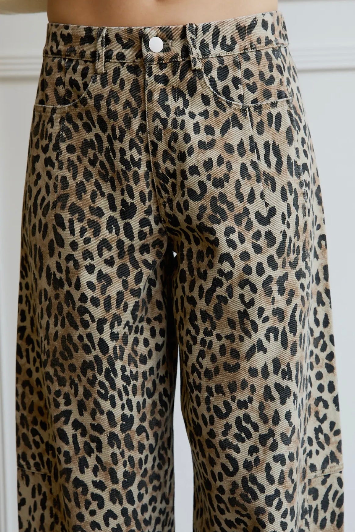 Jesse Leopard Denim