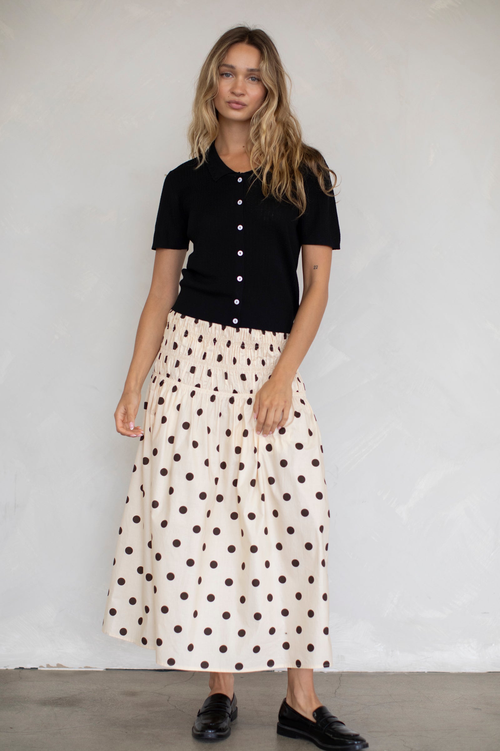 Reese Knit Top in Black