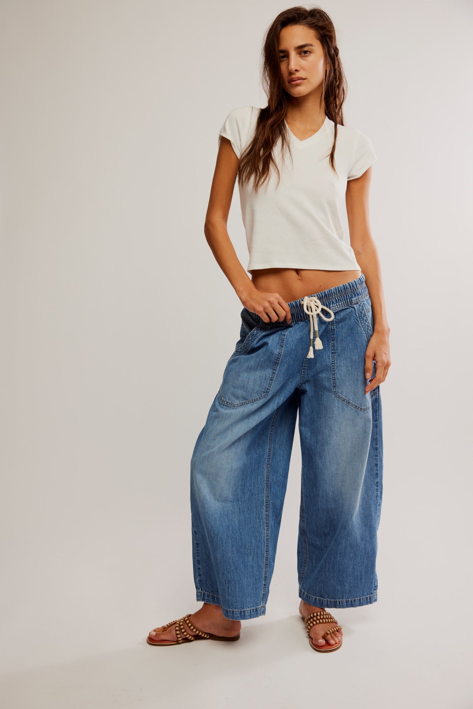 Easy Peasy Pull On Jeans in No Problem
