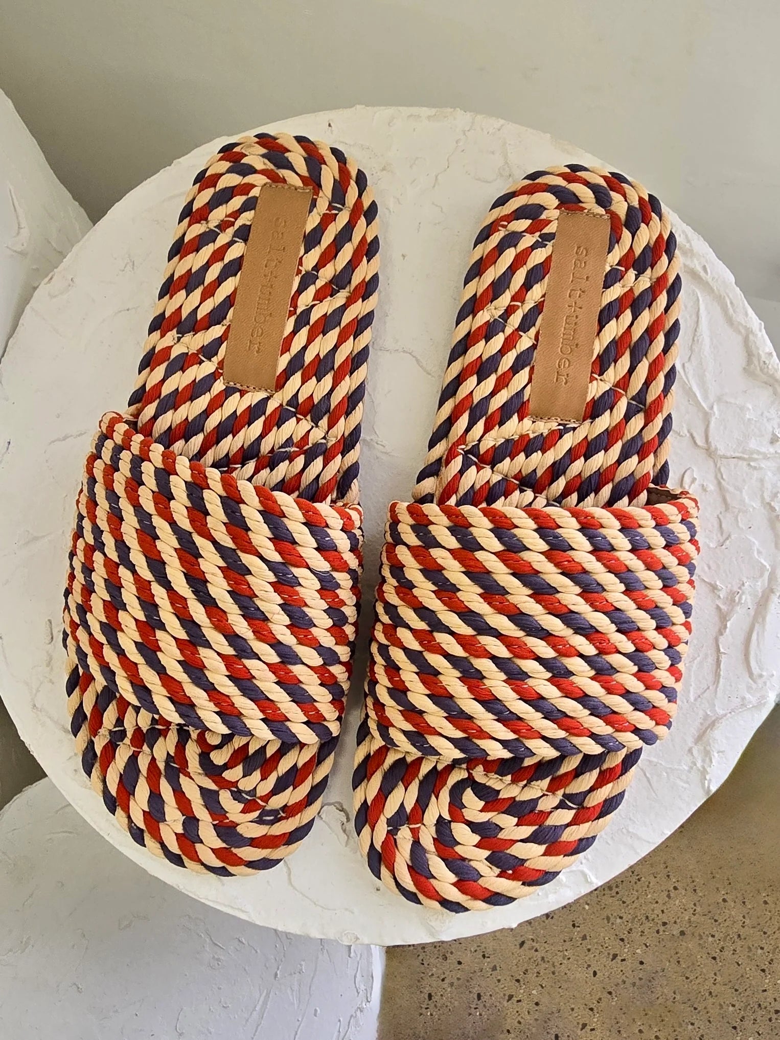 Sunny Sandals in Nantucket Blue