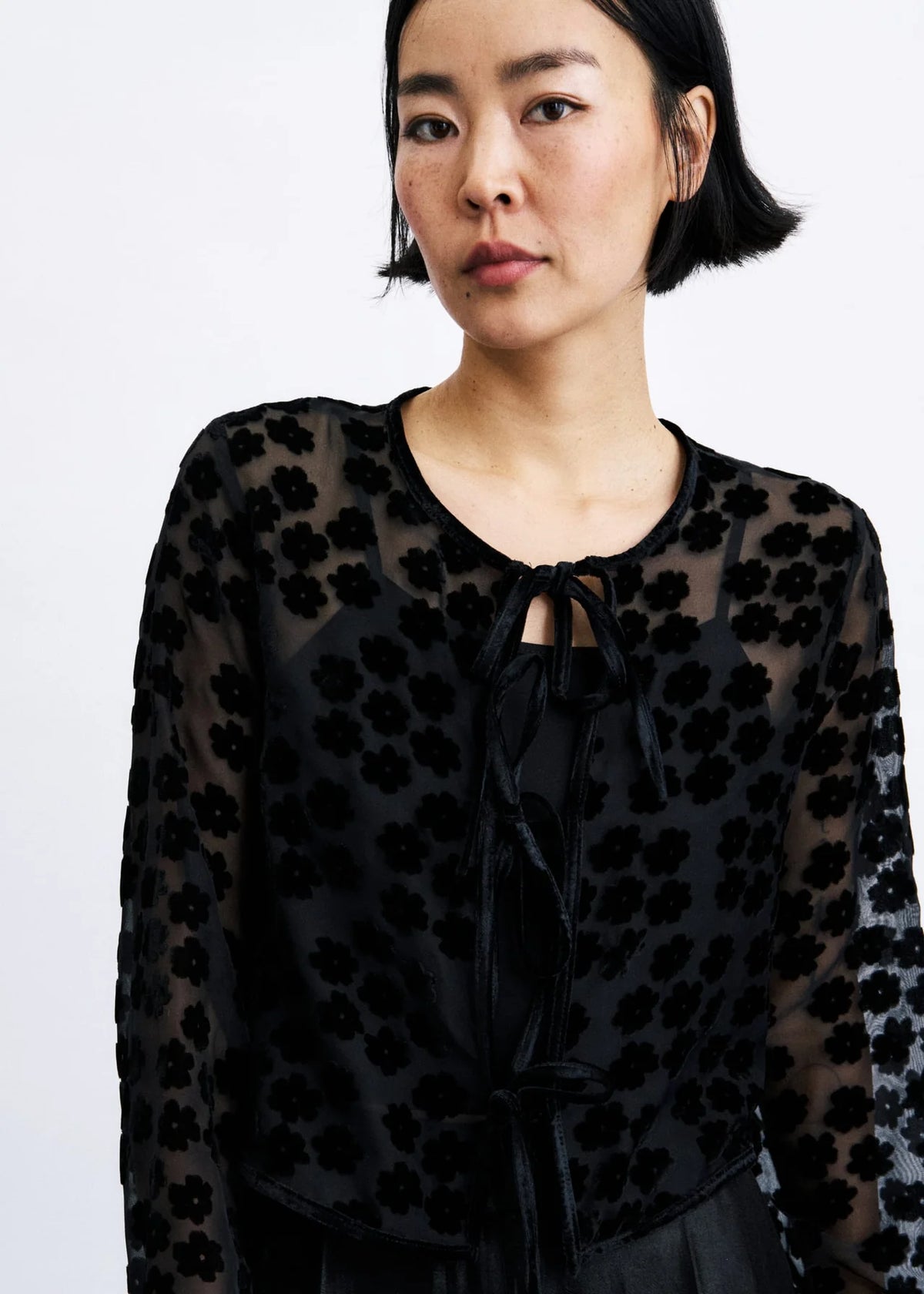 Keer Top in Black