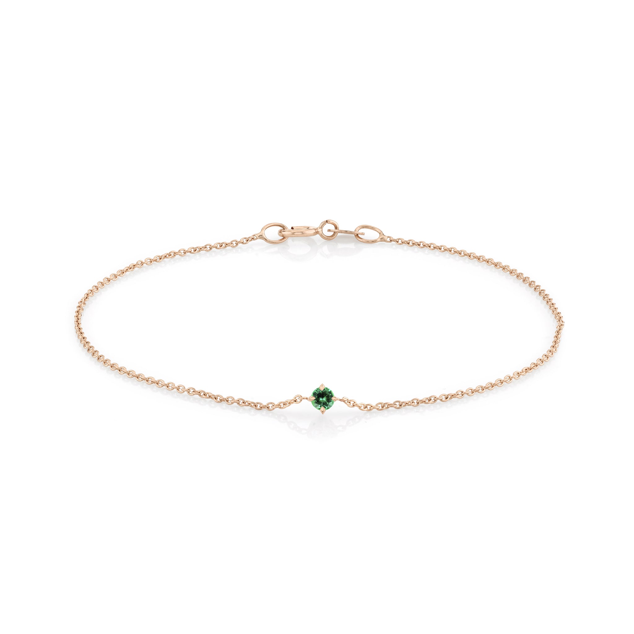 Emerald Floating Bracelet