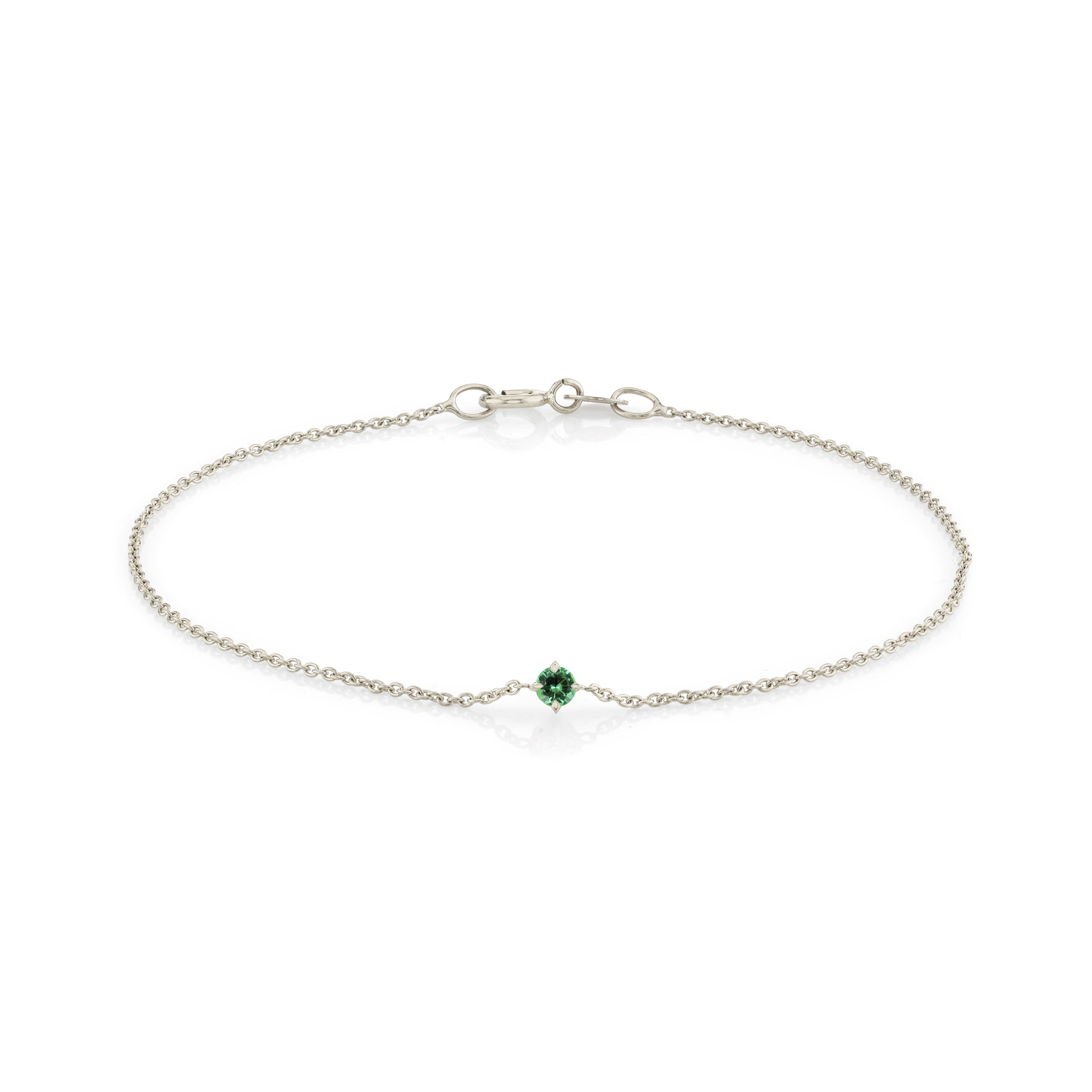 Emerald Floating Bracelet