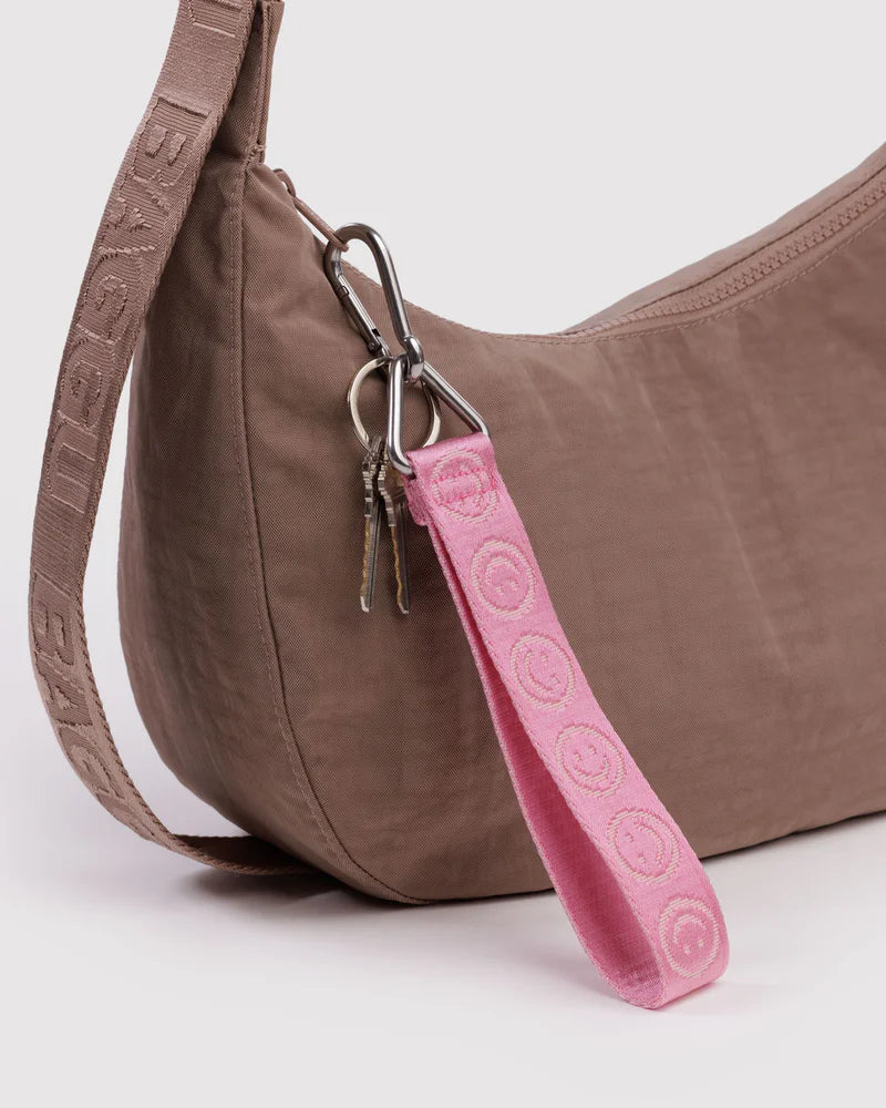 Logo Keychain in Pink Happy