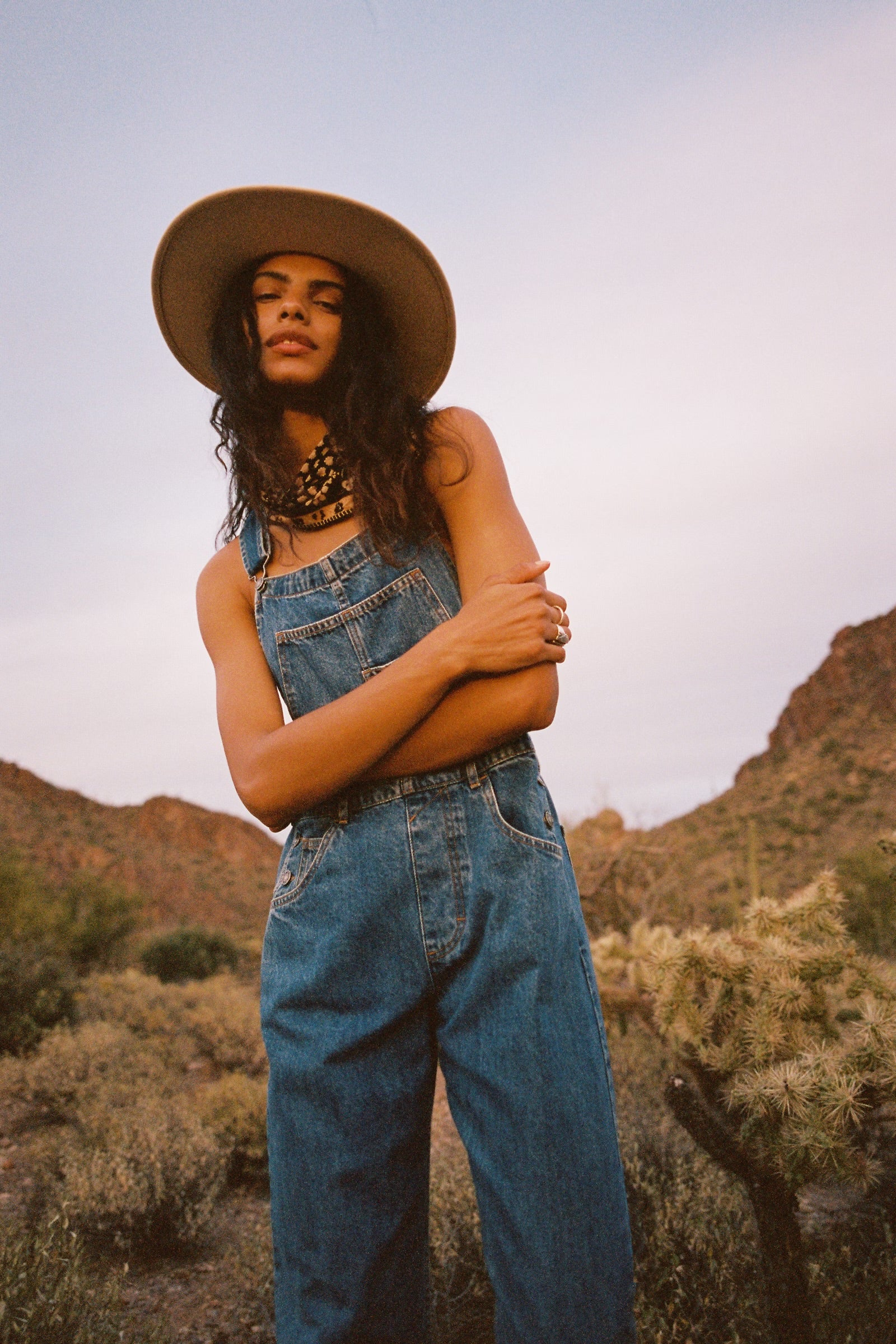 Ziggy Denim Overalls in Sapphire Blue