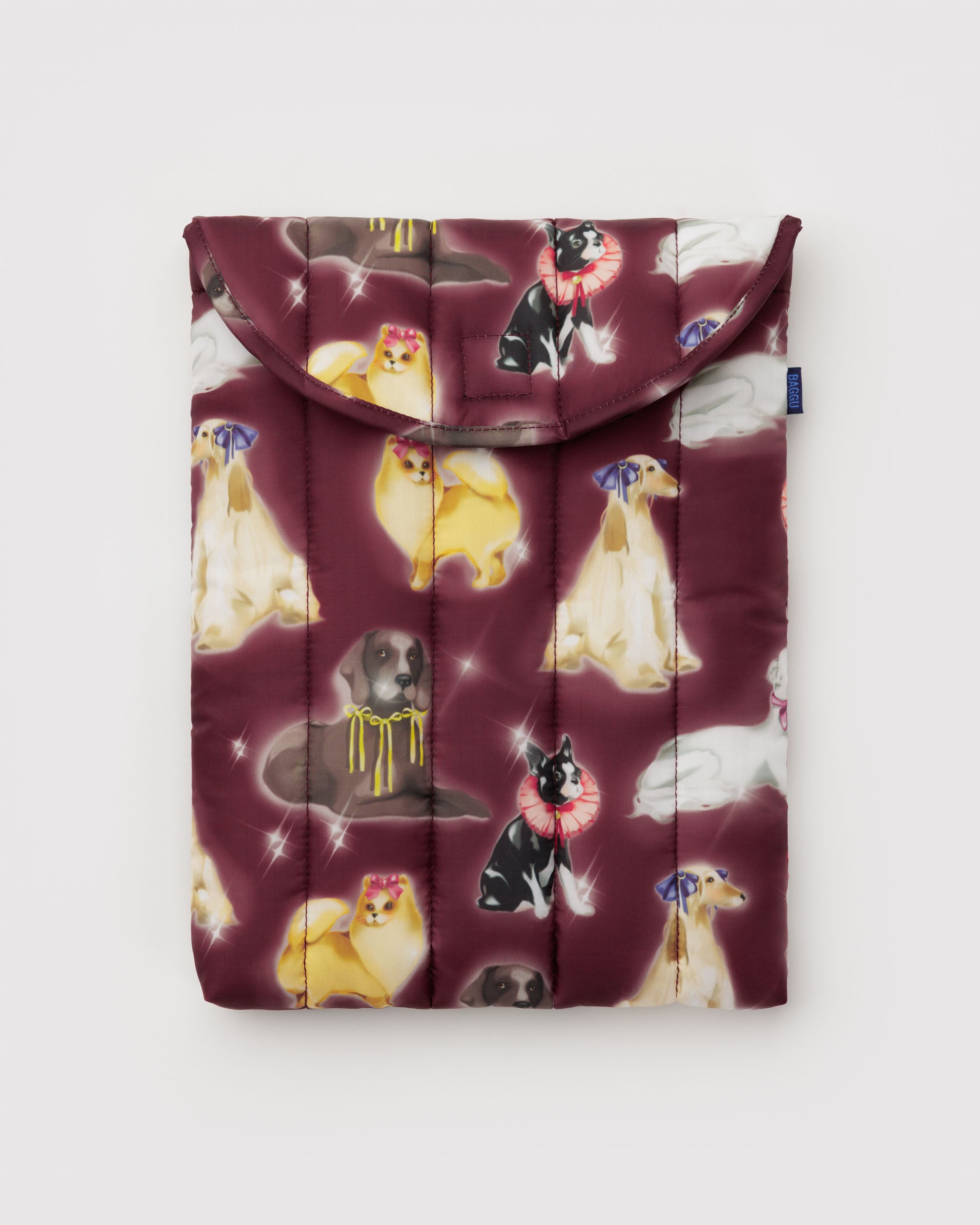 Puffy Laptop Sleeve 13”/14” in Fancy Dogs