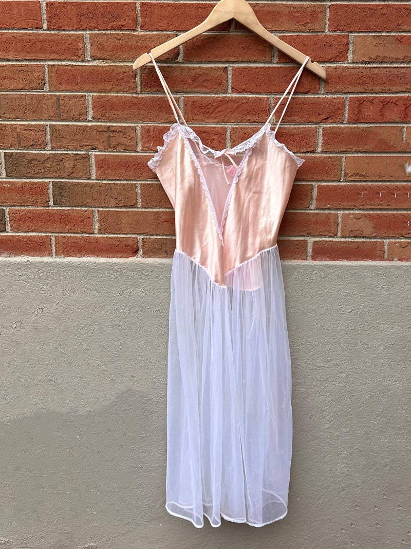 Vintage Sheer Slip Dress