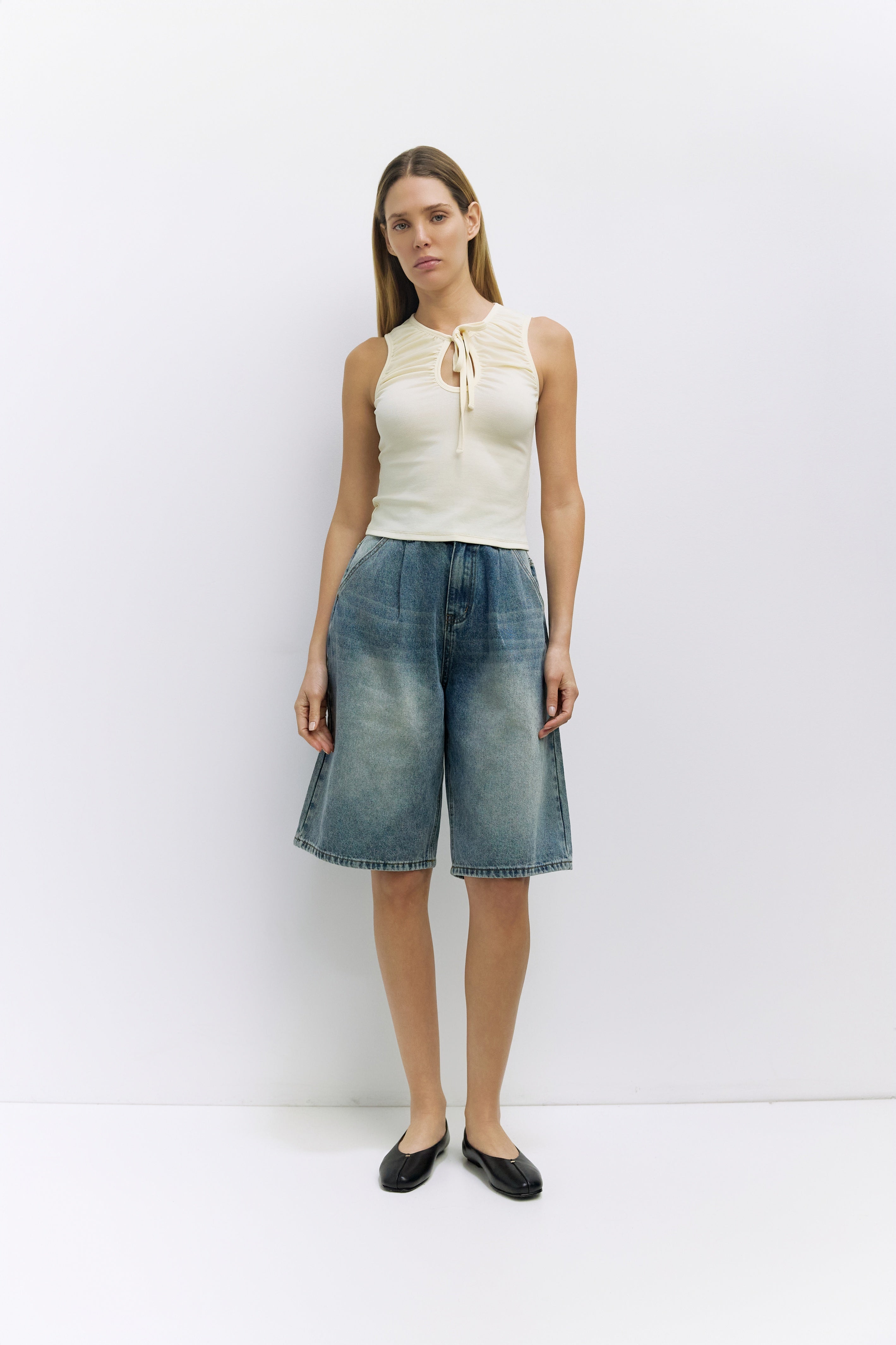 Hilary Top in Buttercream