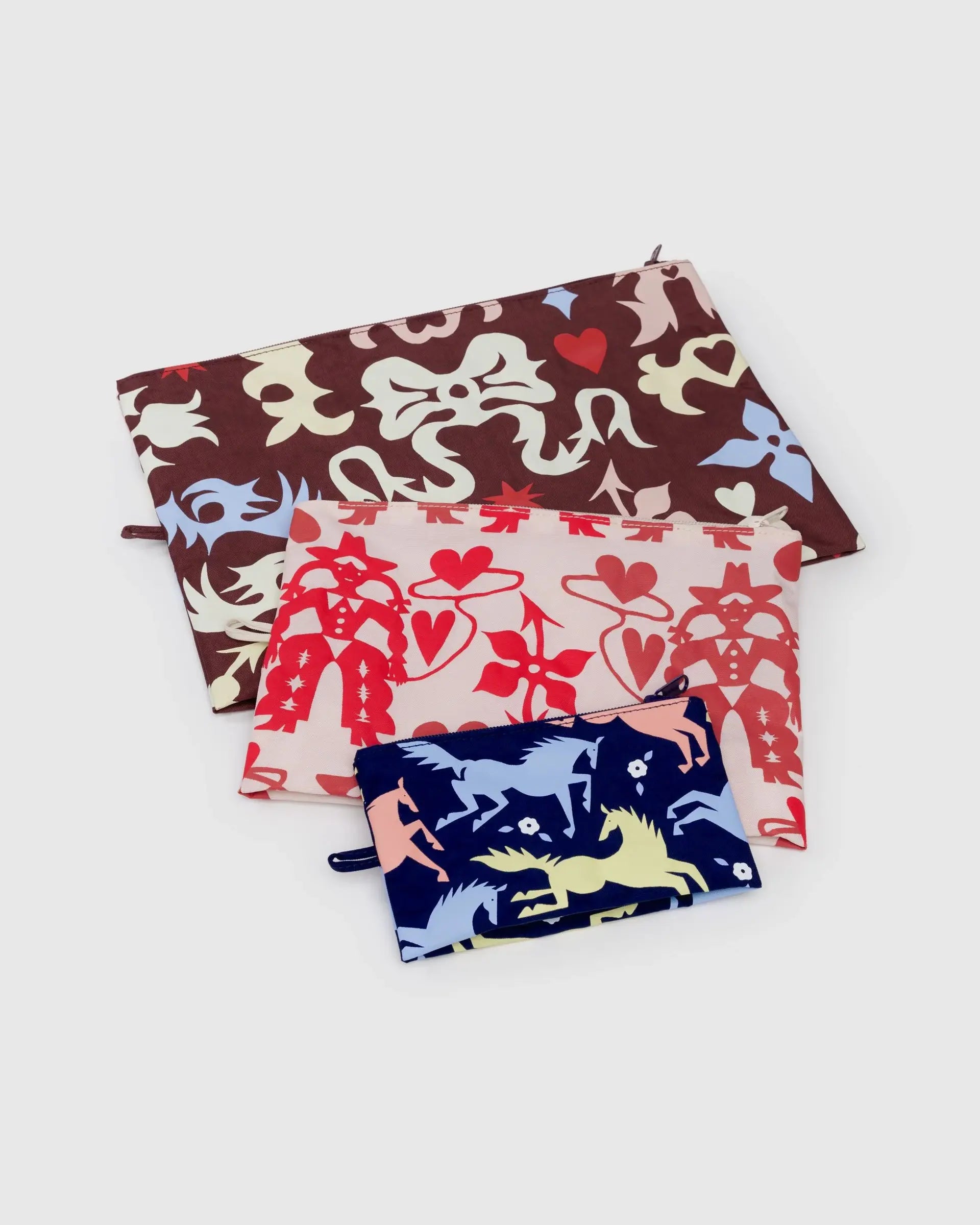 Go Pouch Set in Horse Cut Outs