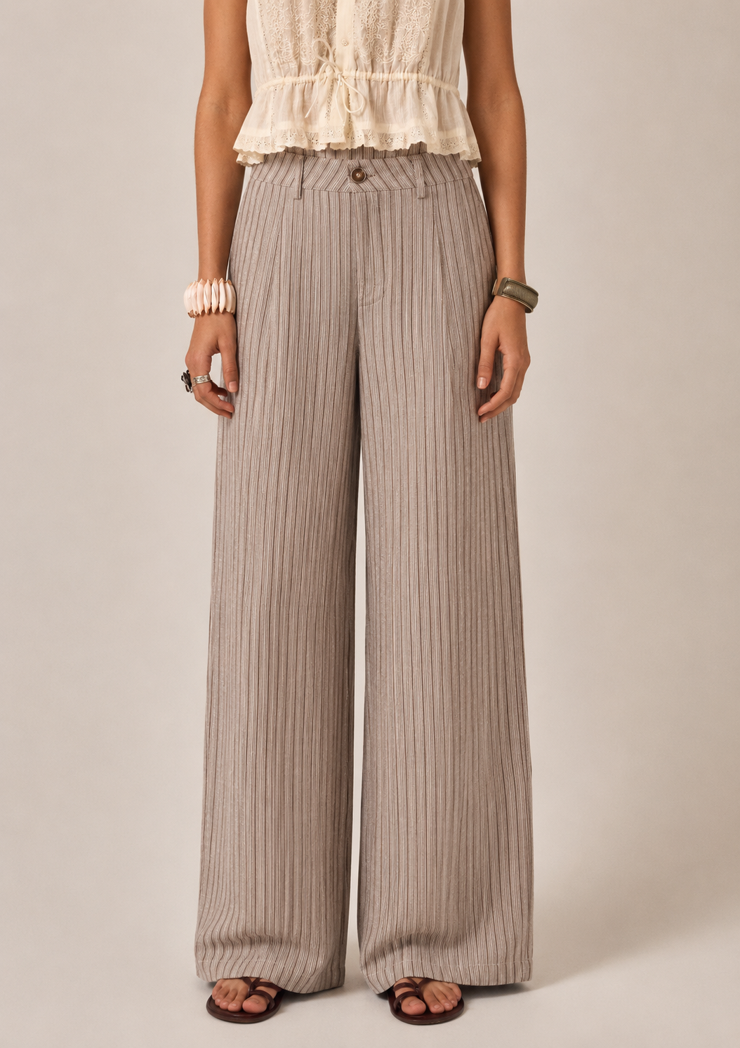 Manolito Pants in Keaton Stripes