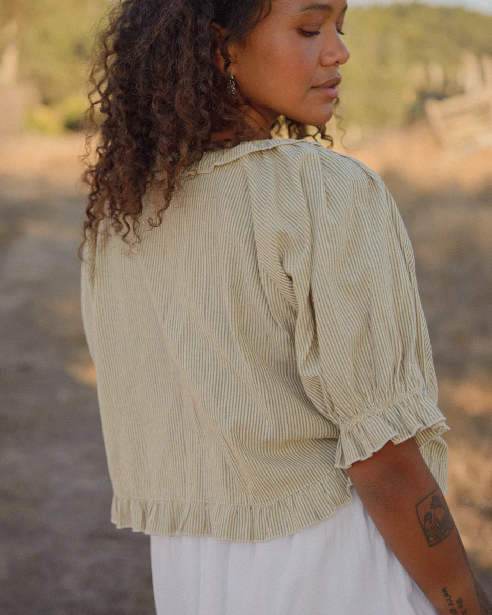 Romeo Set in Green Stripe