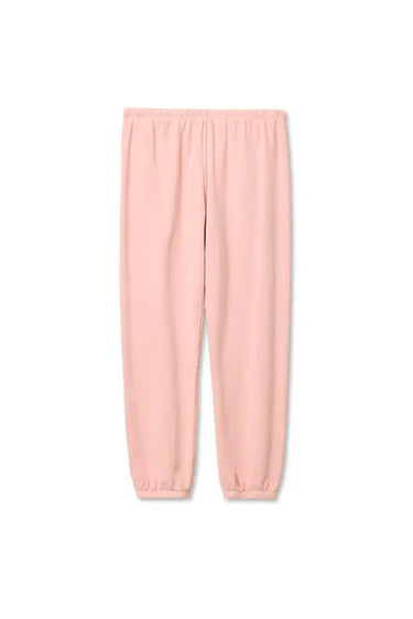 Johnny French Terry Jogger in Vintage Pink