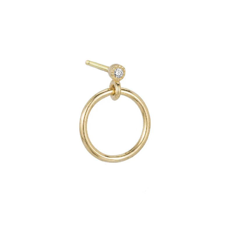 Mini Dia Eternity Earring (Single)