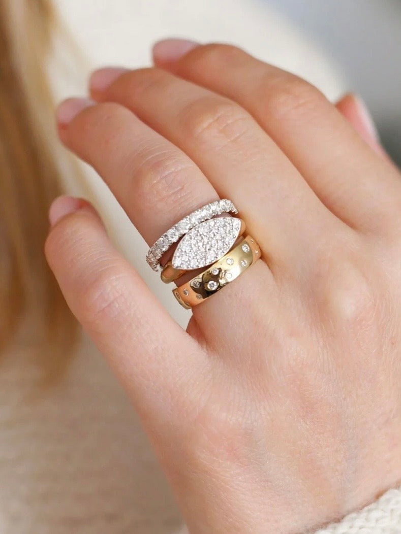 Diamond Polka Dot Ring