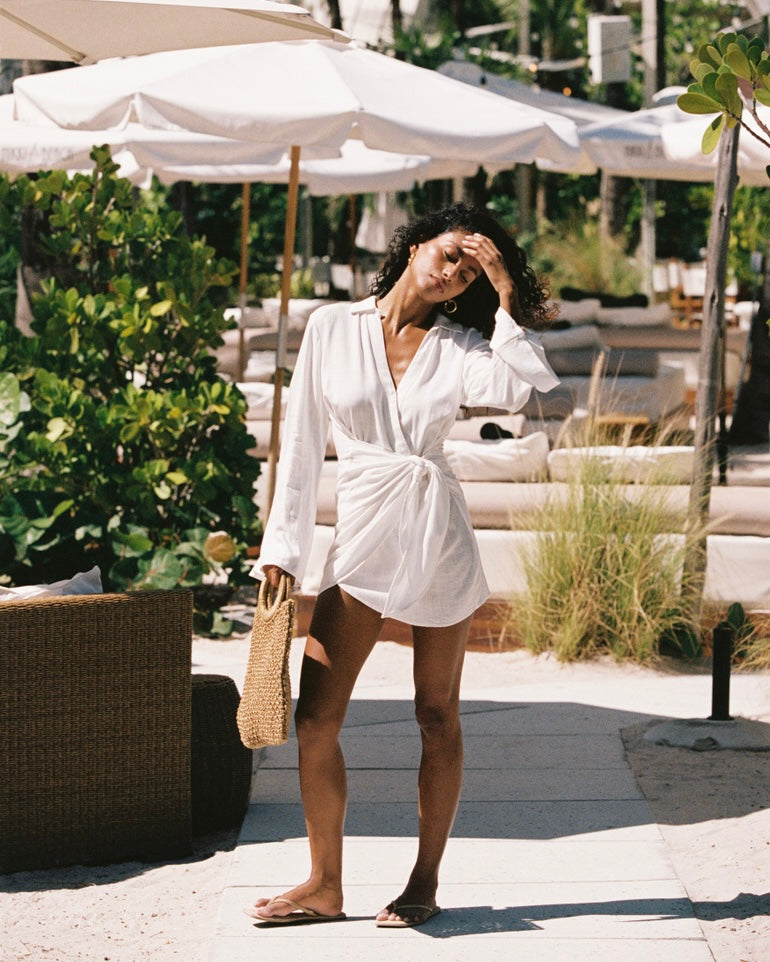 Las Palmas Dress - Cream