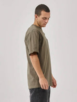 Thrills Union Oversize Fit Pocket Tee in Tarmac
