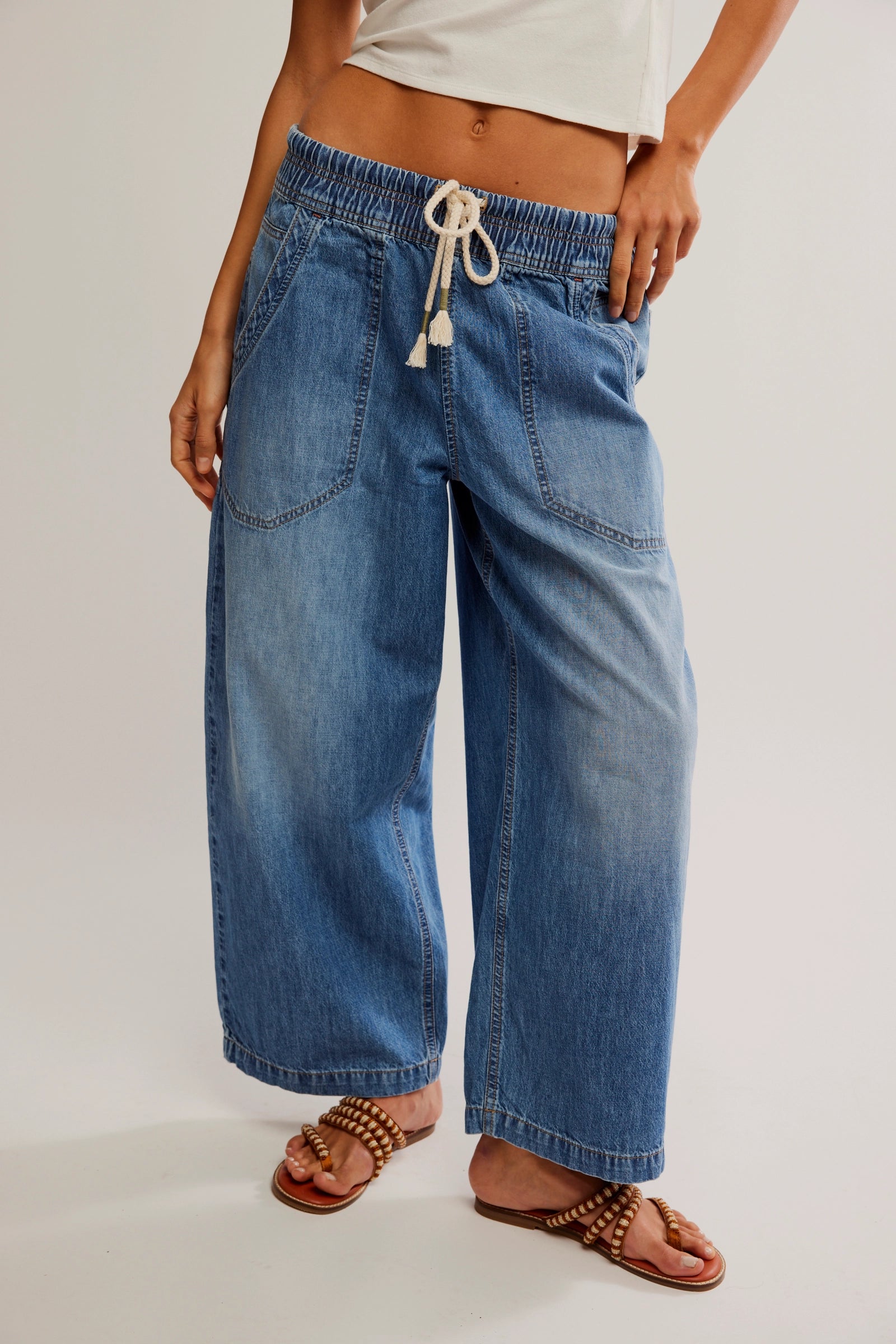 Easy Peasy Pull On Jeans in No Problem