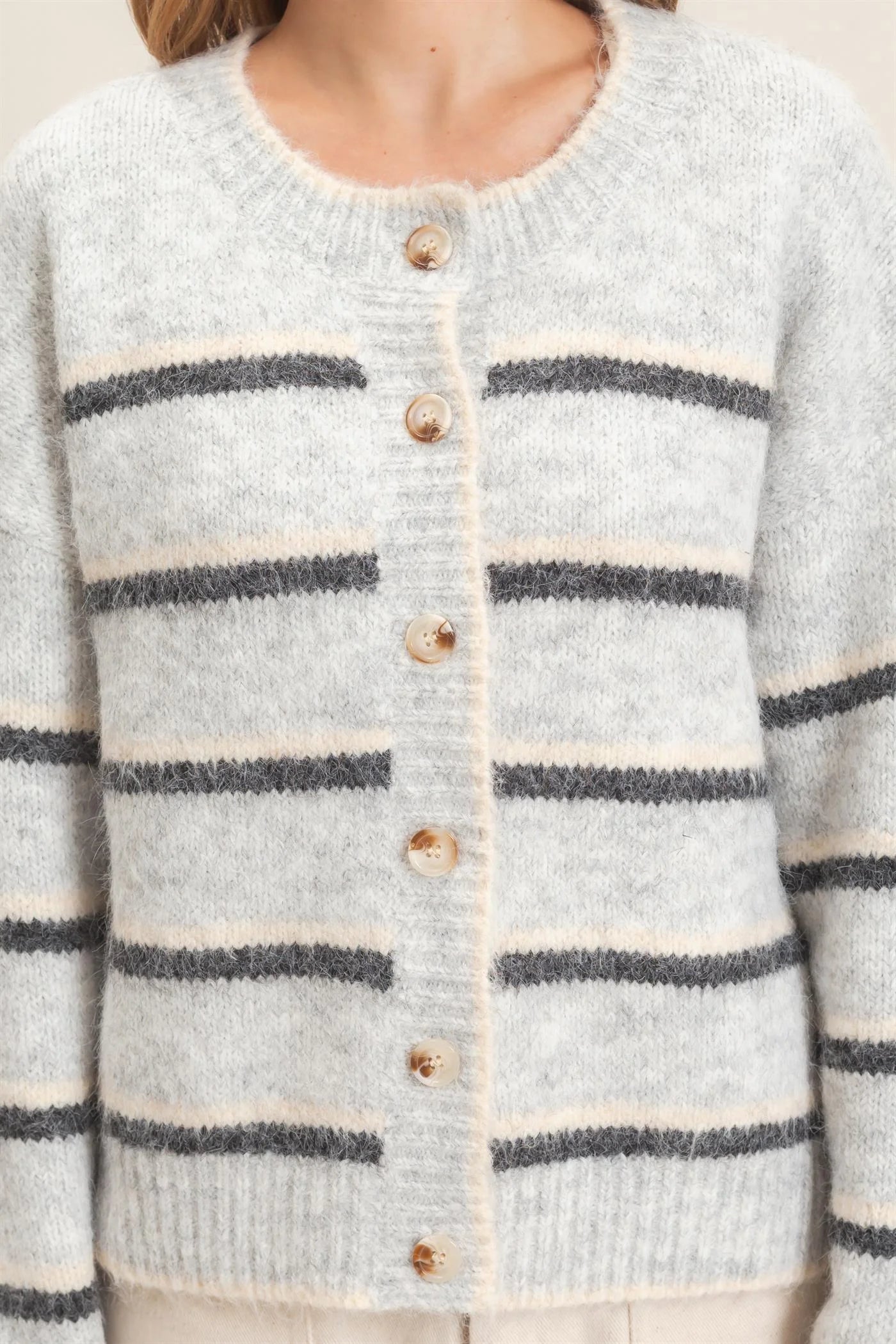 Jennie Stripe Cardigan