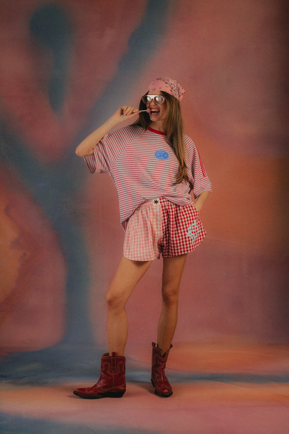 Bloom Check Boxer Shorts