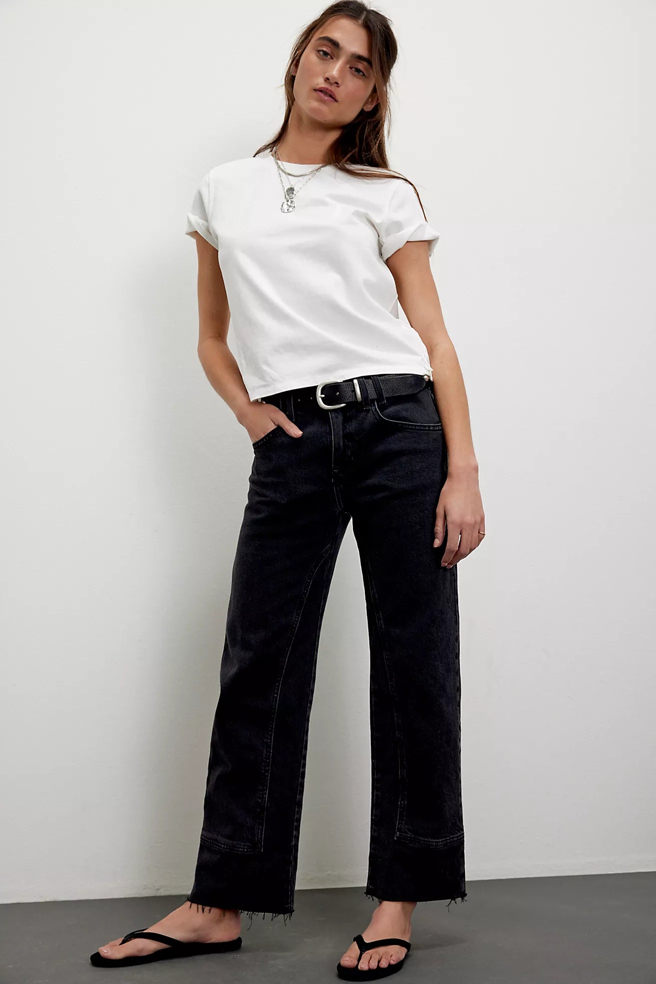 Risk Taker Mid Rise Straight Jeans in Main Squeeze