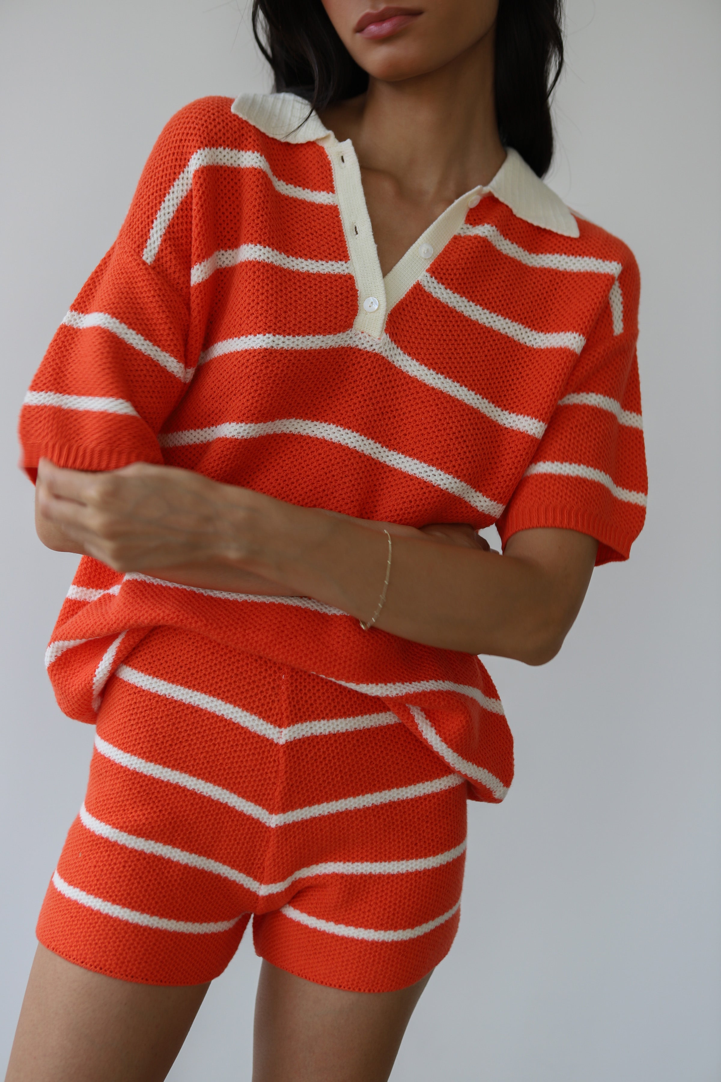 Doris Overized Polo - Poppy