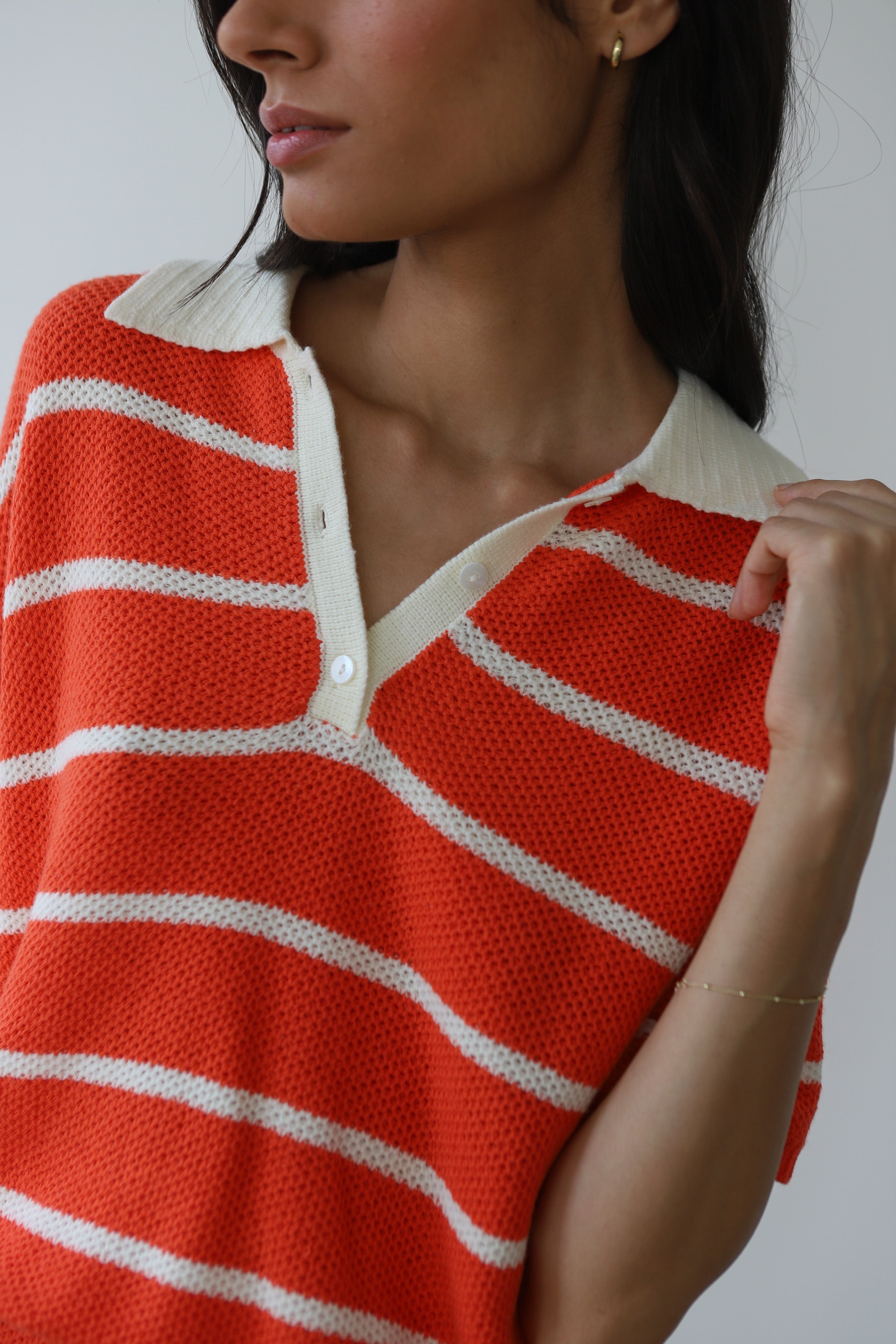 Doris Overized Polo - Poppy