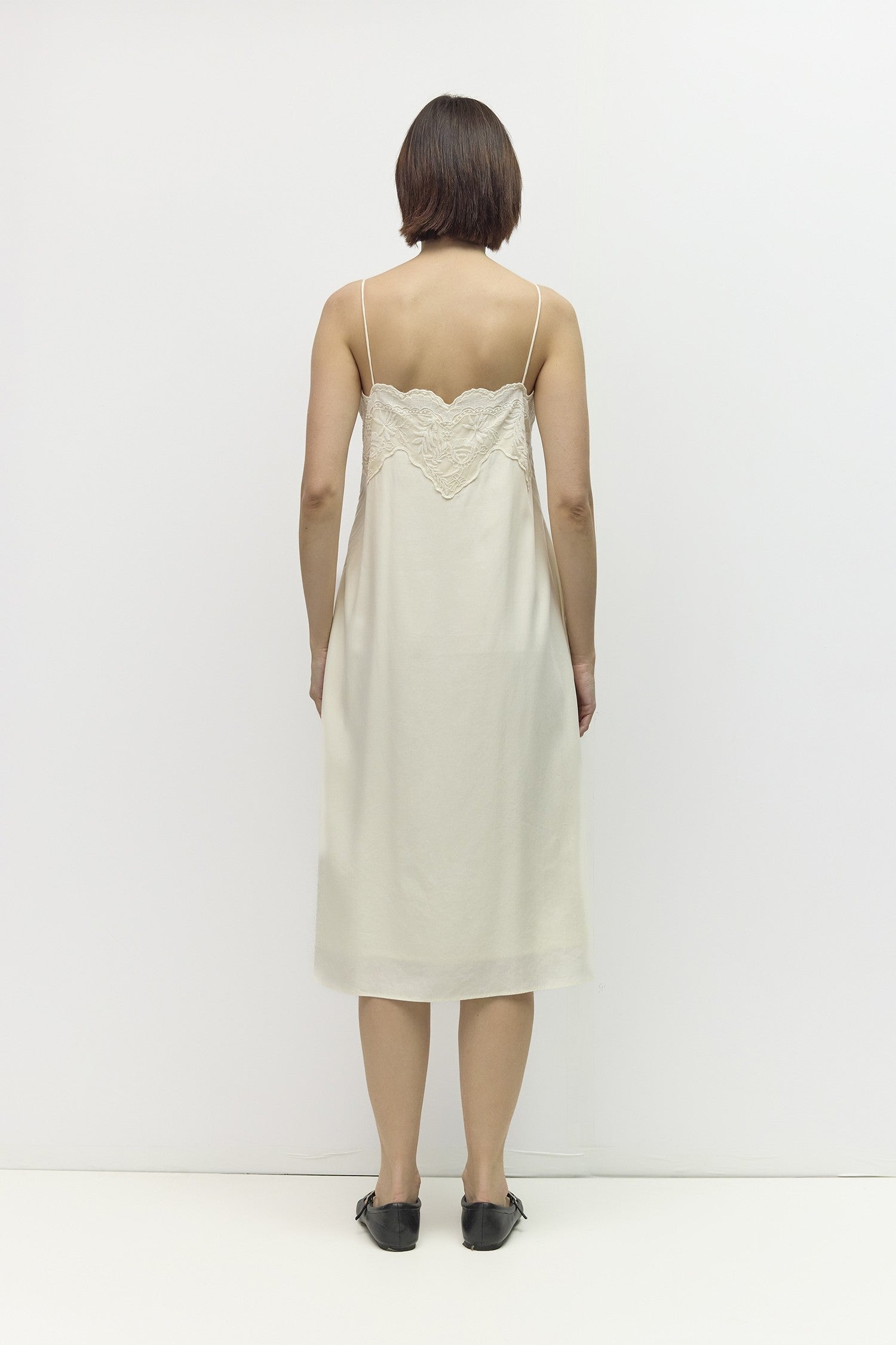 Heidi Midi Dress in Cream